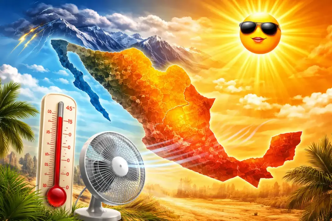 ¡Prende el ventilador! Calor de hasta 45 °C: Clima en México hoy ¡Prende el ventilador! Calor de hasta 45 °C: Clima en México hoy