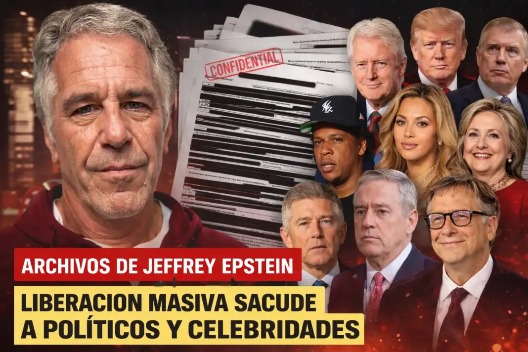 Archivos de Jeffrey Epstein: liberación masiva sacude a políticos y celebridades Documentos judiciales tras liberación de archivos de Jeffrey Epstein en Estados Unidos