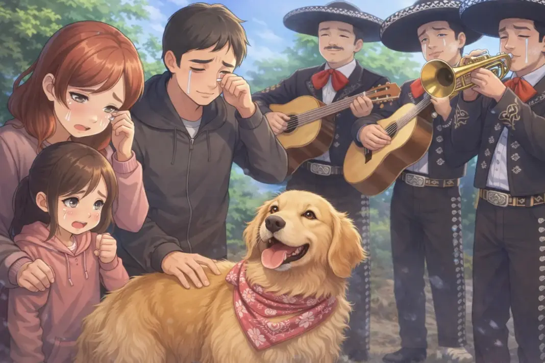 VIDEO | Llevan mariachi a perrita antes de morir VIDEO | Llevan mariachi a perrita antes de morir