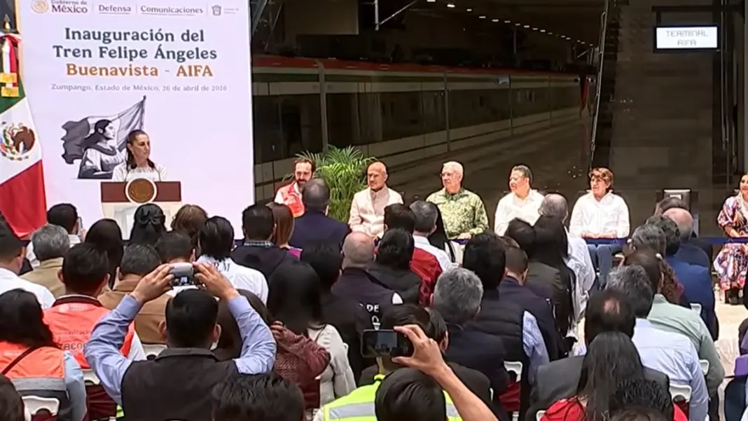 EN VIVO: Sheinbaum inaugura el Tren Felipe Ángeles Buenavista–AIFA EN VIVO: Sheinbaum inaugura el Tren Felipe Ángeles Buenavista–AIFA