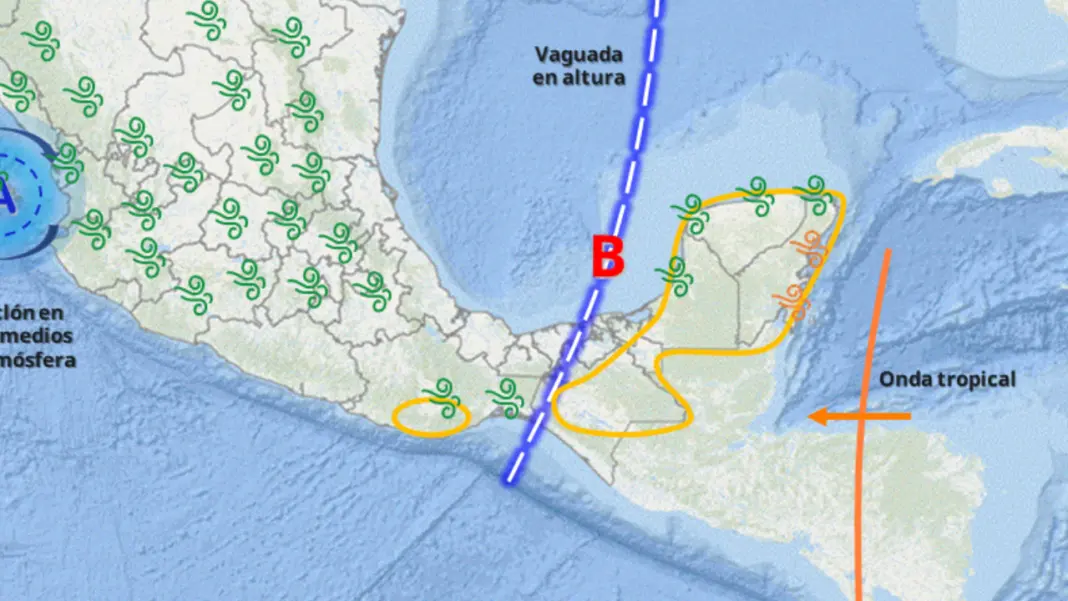 Onda tropical 3 se aproxima a México: CONAGUA alerta por más lluvias Onda tropical 3 se aproxima a México: CONAGUA alerta por más lluvias